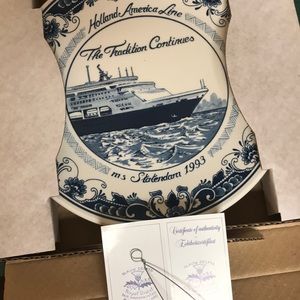 BLUE DELFT INAUGURAL DINNER PLATE